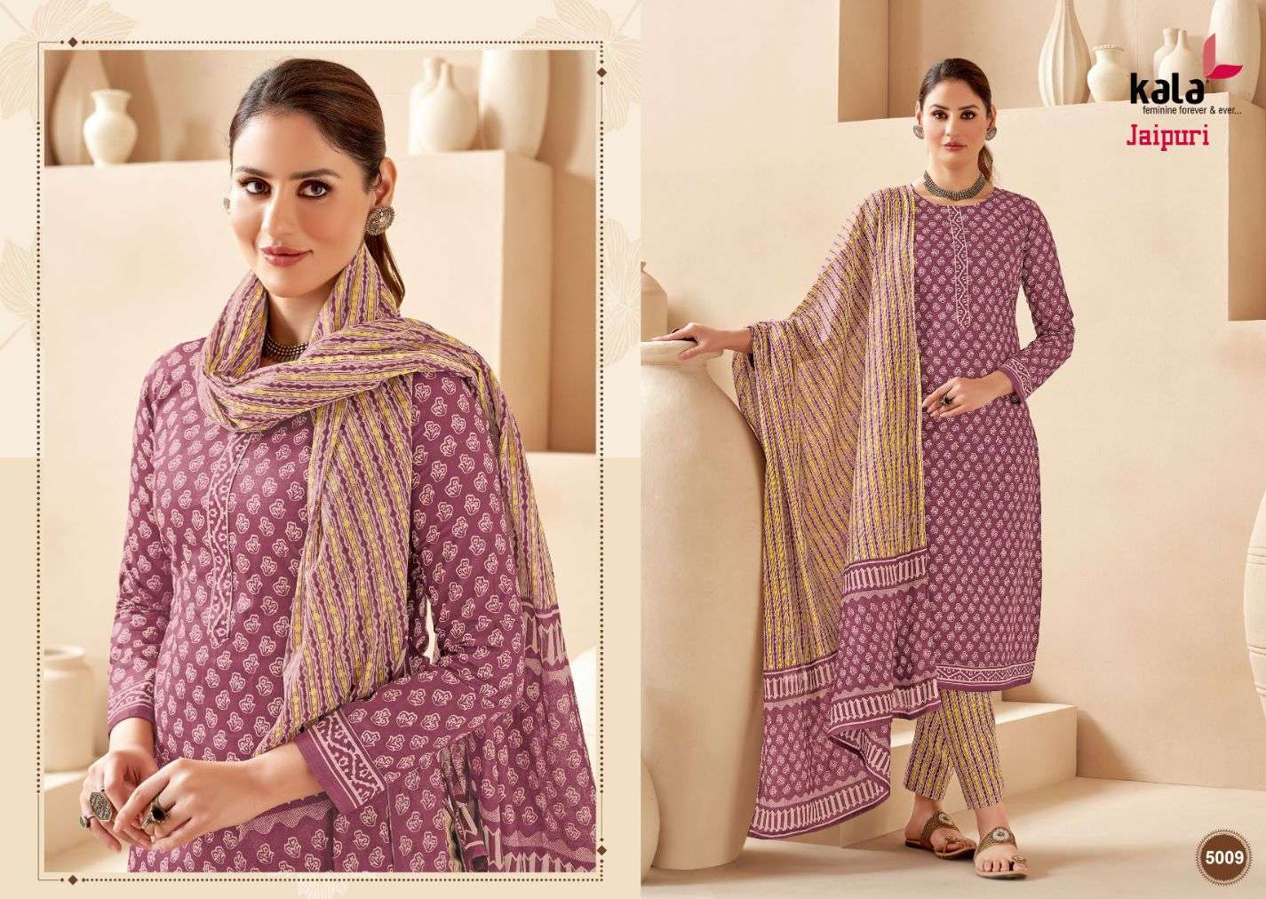 Kala Jaipuri Vol 3 Premium Cotton Kurti Wholesale catalog