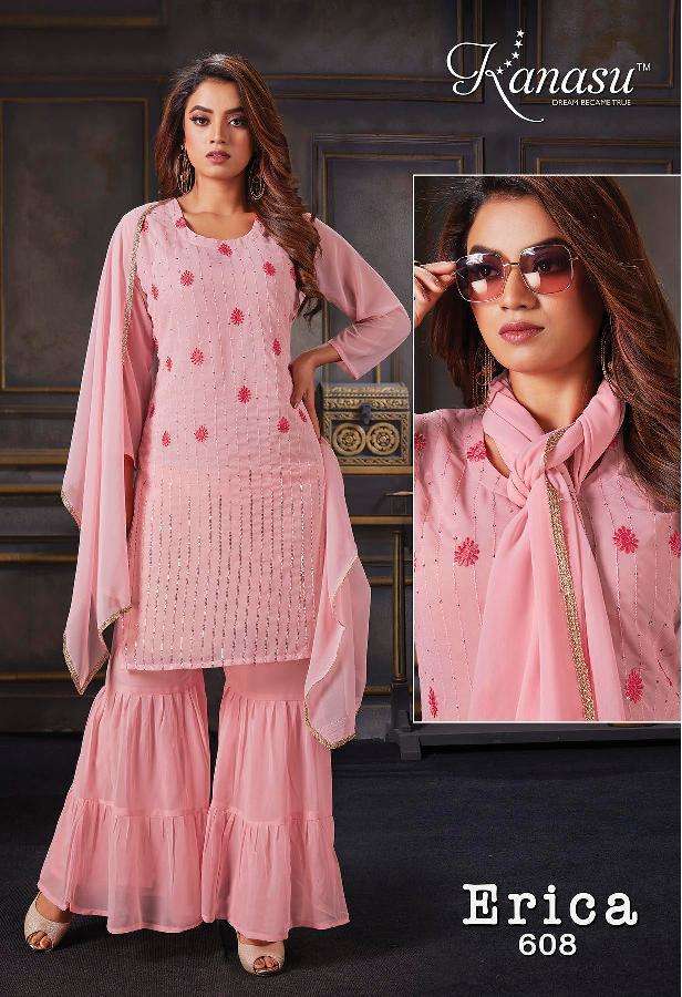 KANASU ERICA GEORGETTE Kurti Wholesale catalog
