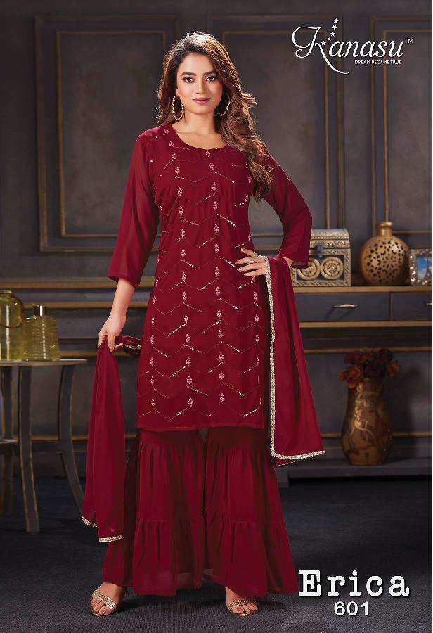 KANASU ERICA GEORGETTE Kurti Wholesale catalog