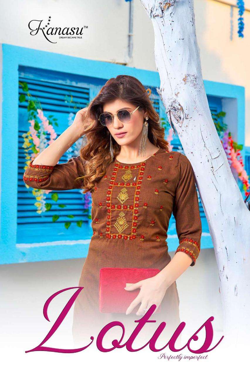 KANASU LOTUS VOL.2 Kurti Wholesale catalog