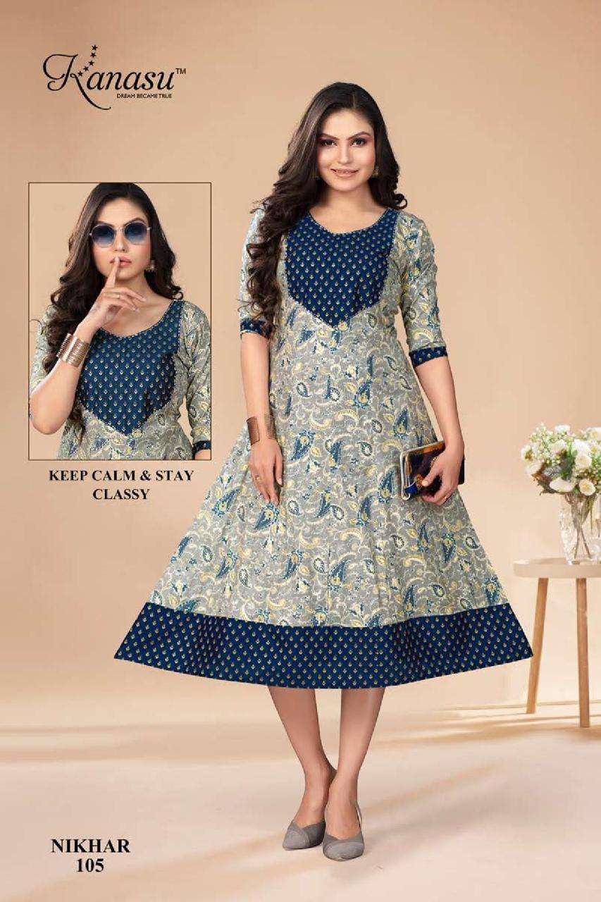 KANASU NIKHAR Kurti Wholesale catalog