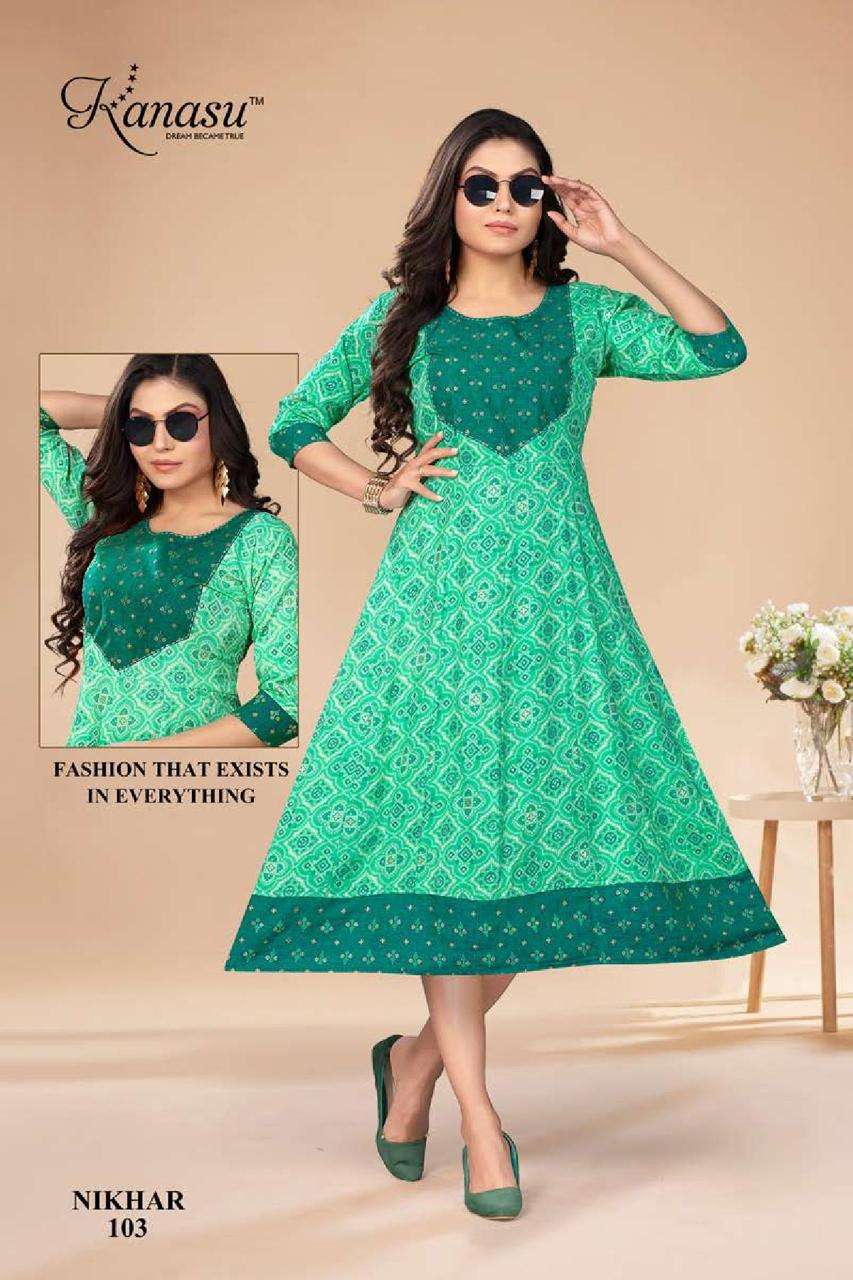 KANASU NIKHAR Kurti Wholesale catalog