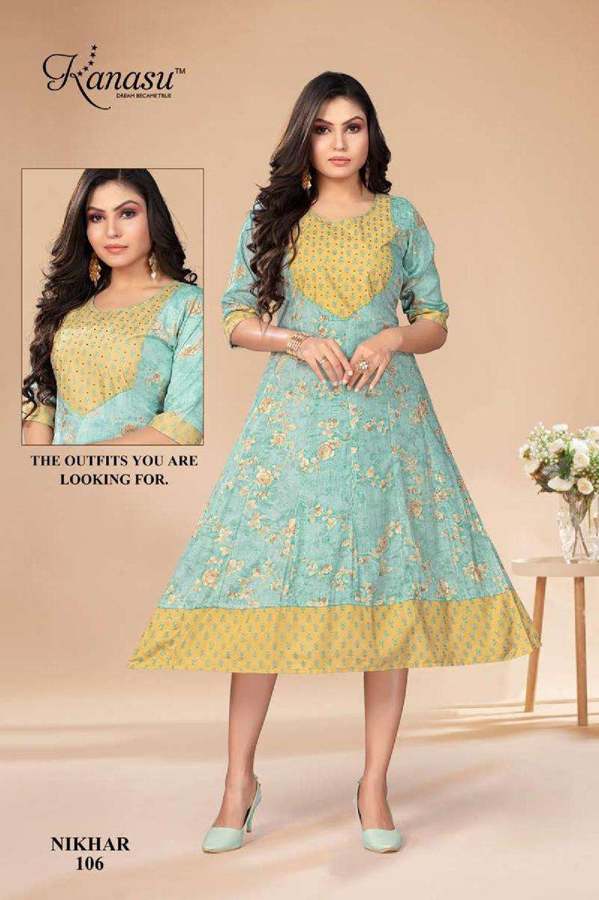 KANASU NIKHAR Kurti Wholesale catalog