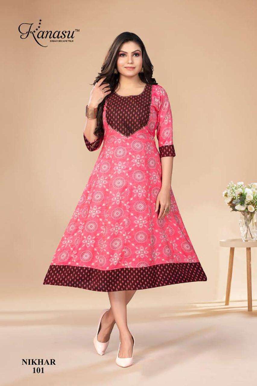 KANASU NIKHAR Kurti Wholesale catalog