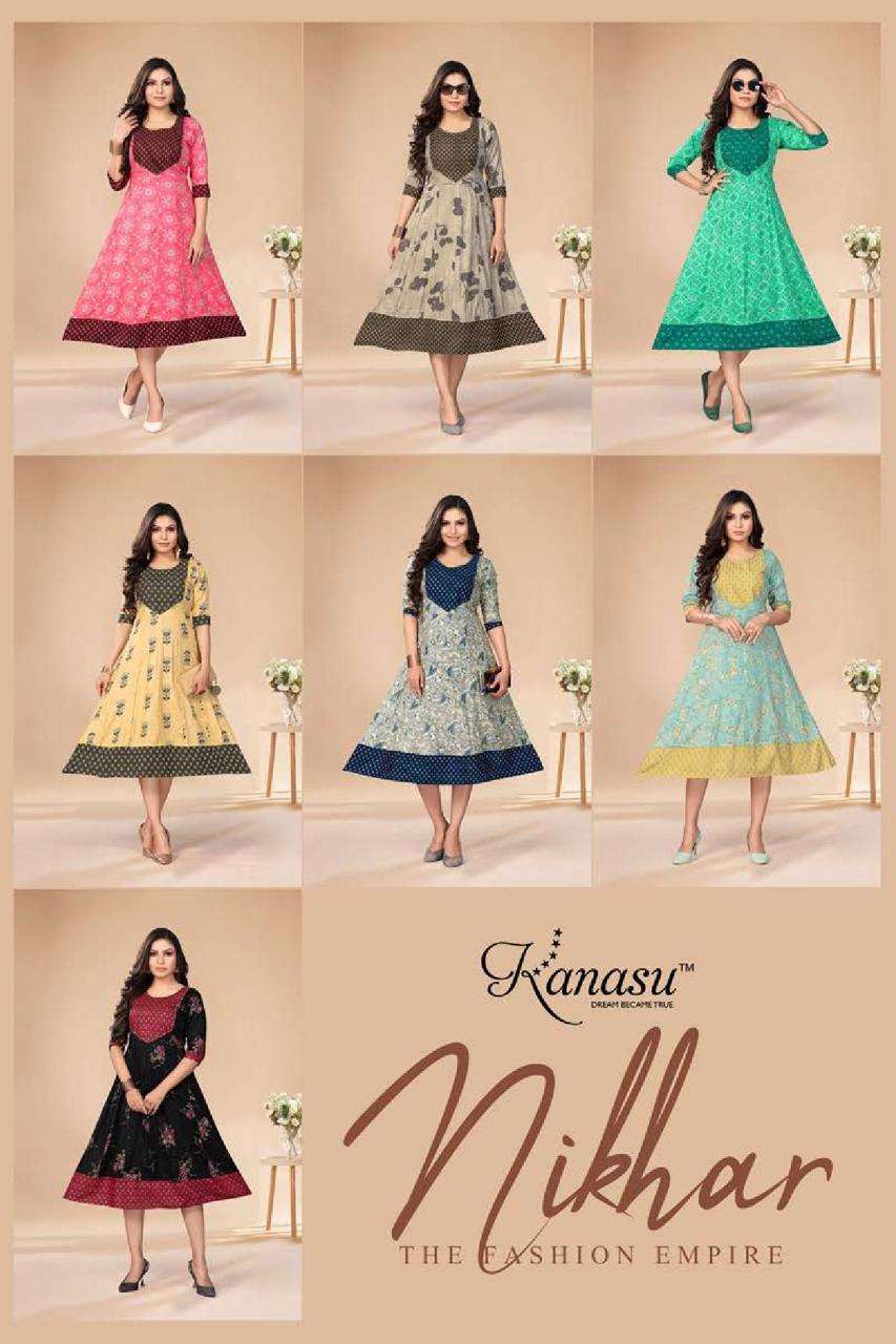 KANASU NIKHAR Kurti Wholesale catalog