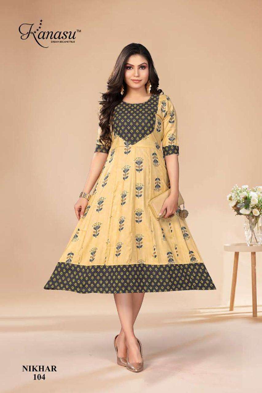 KANASU NIKHAR Kurti Wholesale catalog