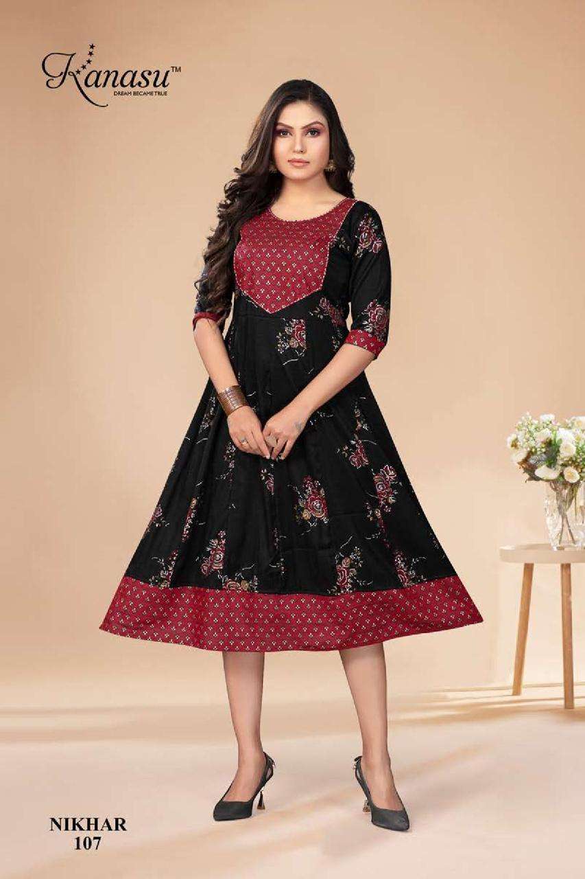 KANASU NIKHAR Kurti Wholesale catalog