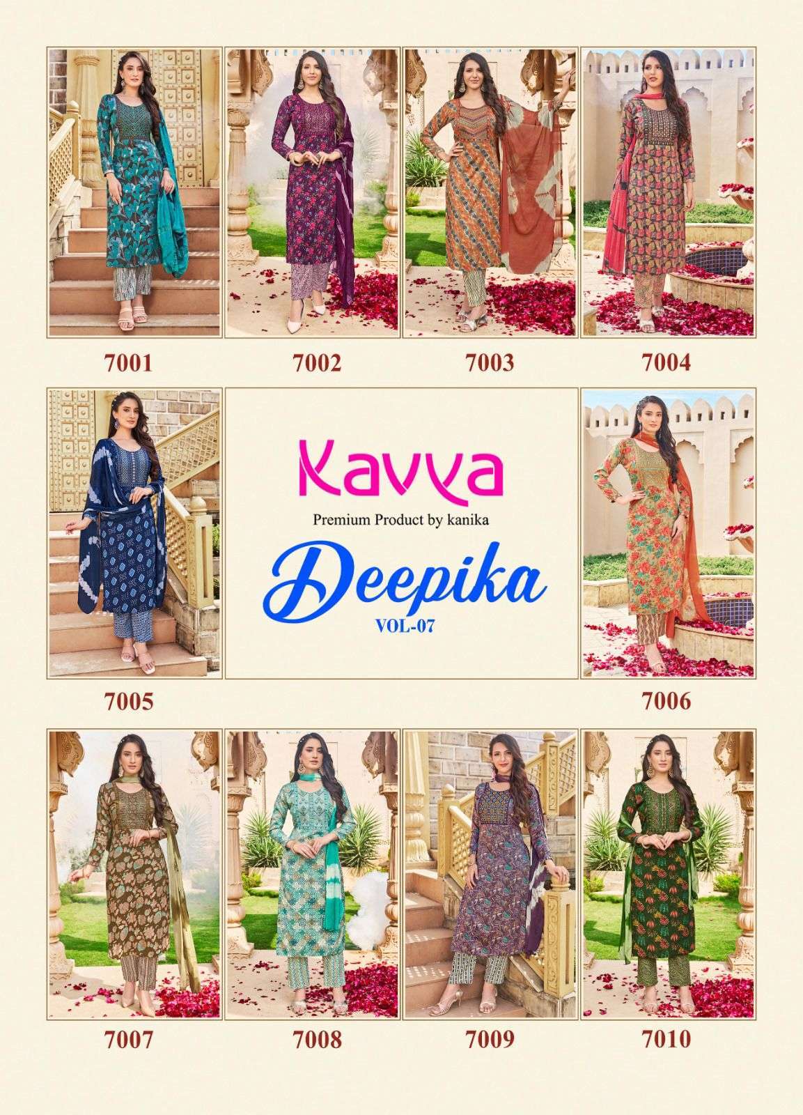 KAVYA DEEPIKA Vol -7 capsule Kurti Wholesale catalog 
