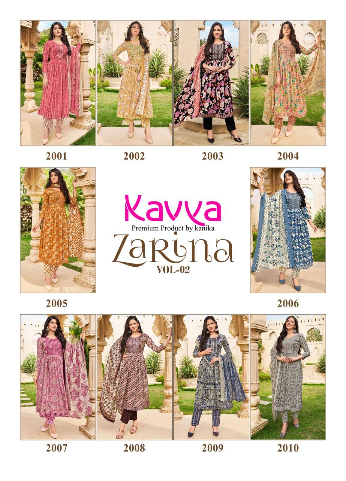 KAVYA ZARINA vol 2 Kurti Wholesale catalog