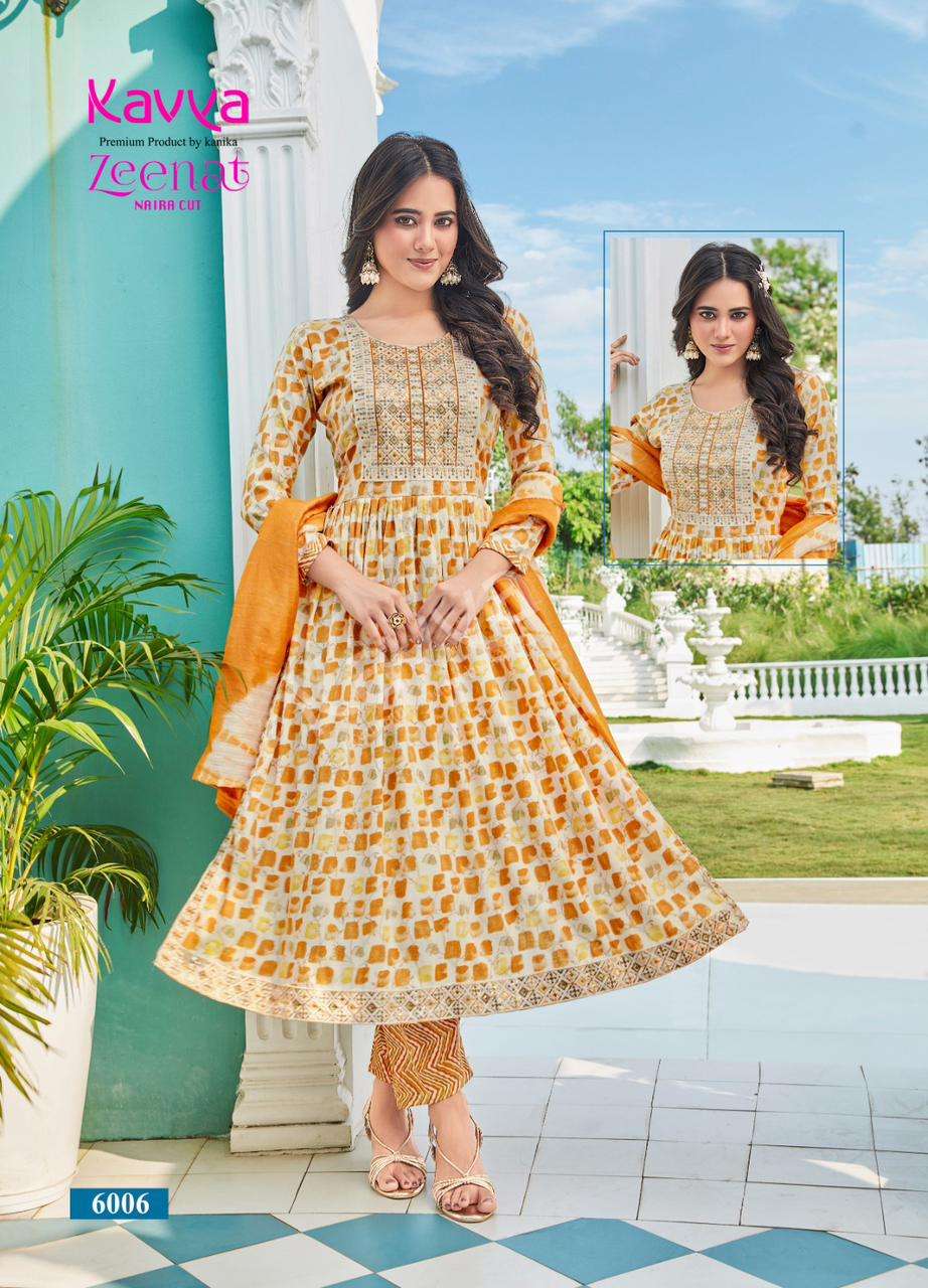 KAVYA ZEENAT VOL 6 Kurti Wholesale catalog