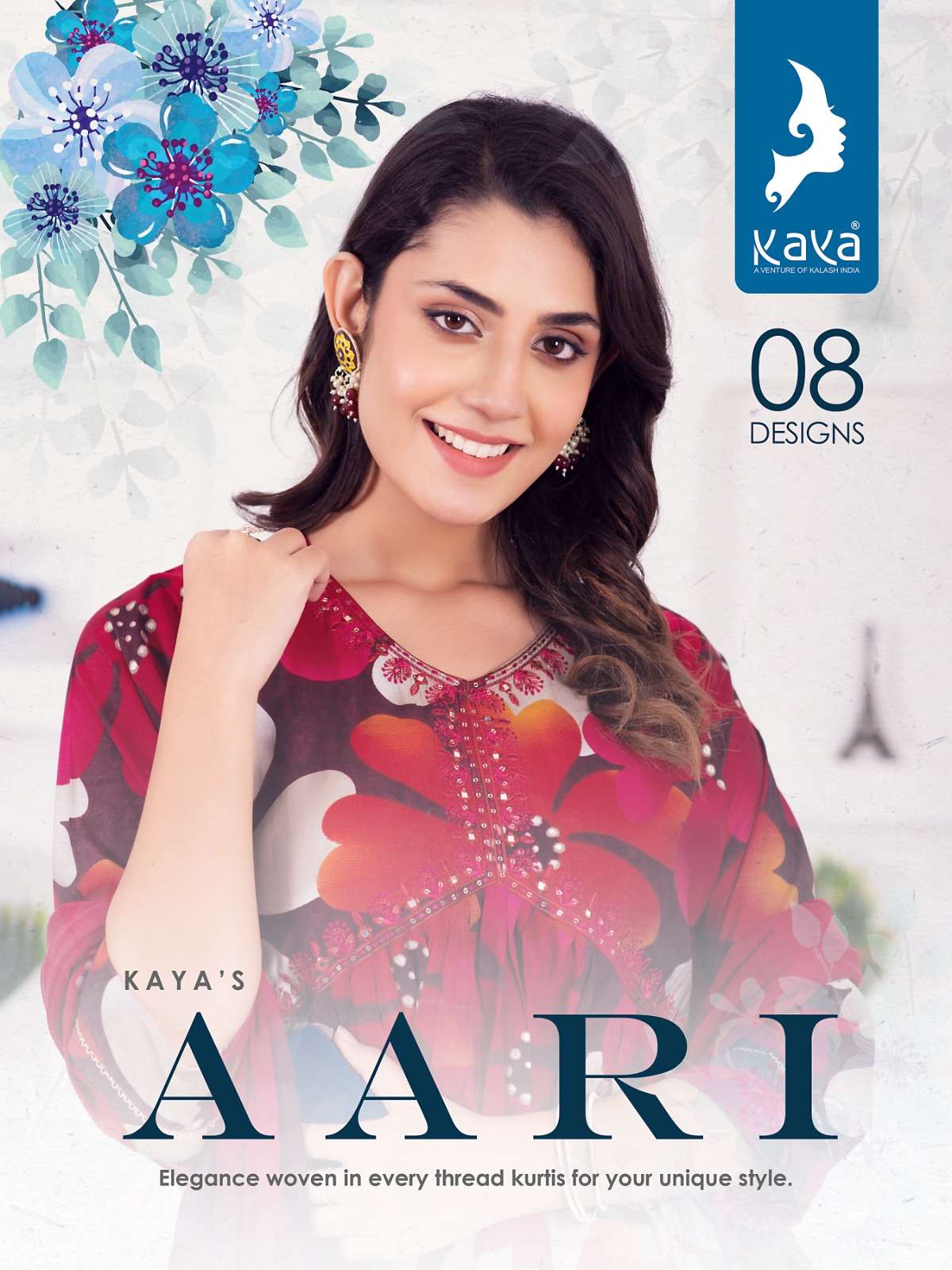 KAYA AARI Naira Cut Kurti Wholesale catalog