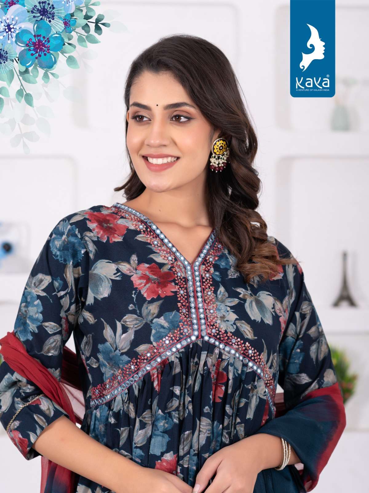 KAYA AARI Naira Cut Kurti Wholesale catalog