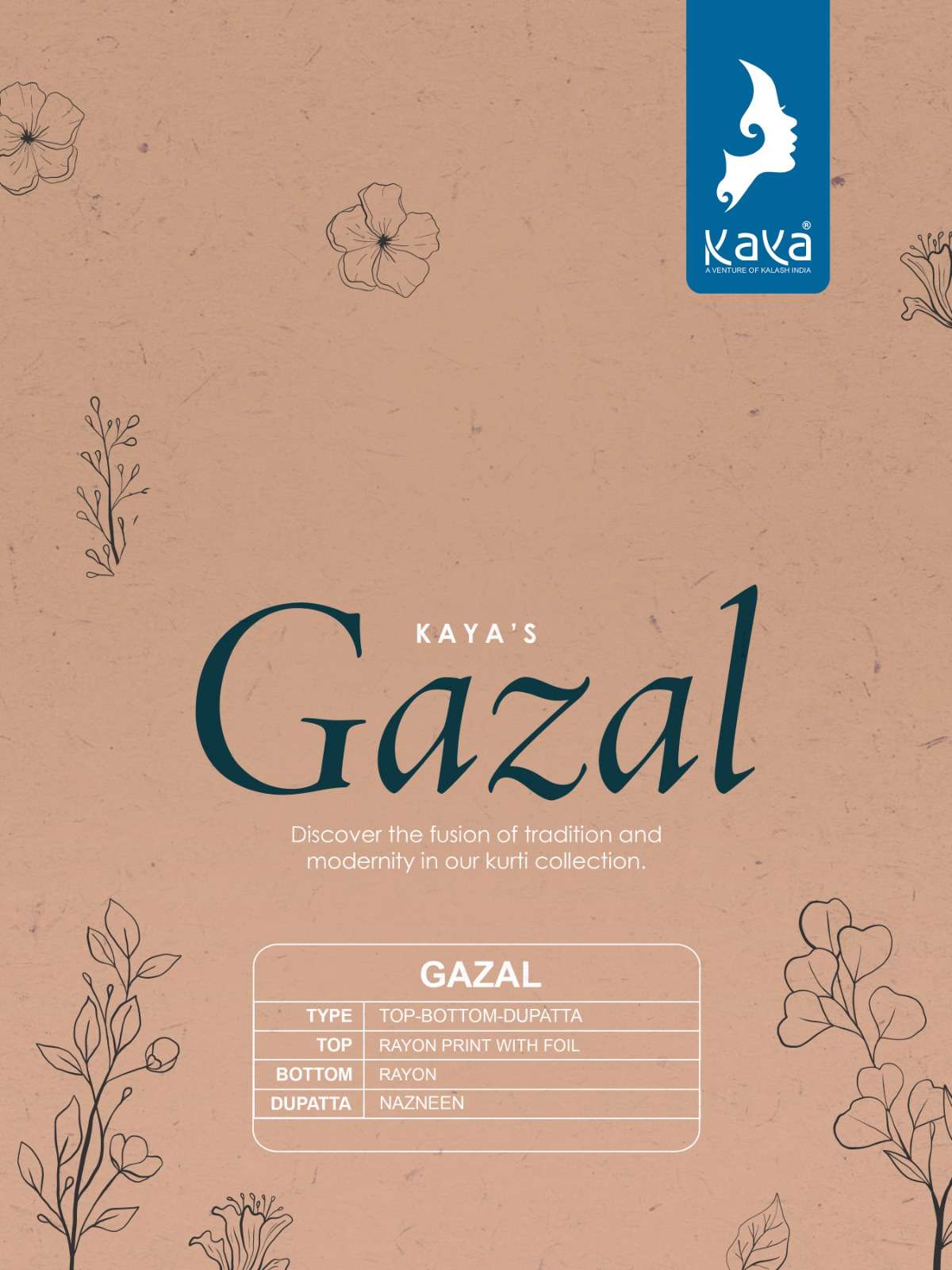 KAYA GAZAL ALAYA Kurti Wholesale catalog