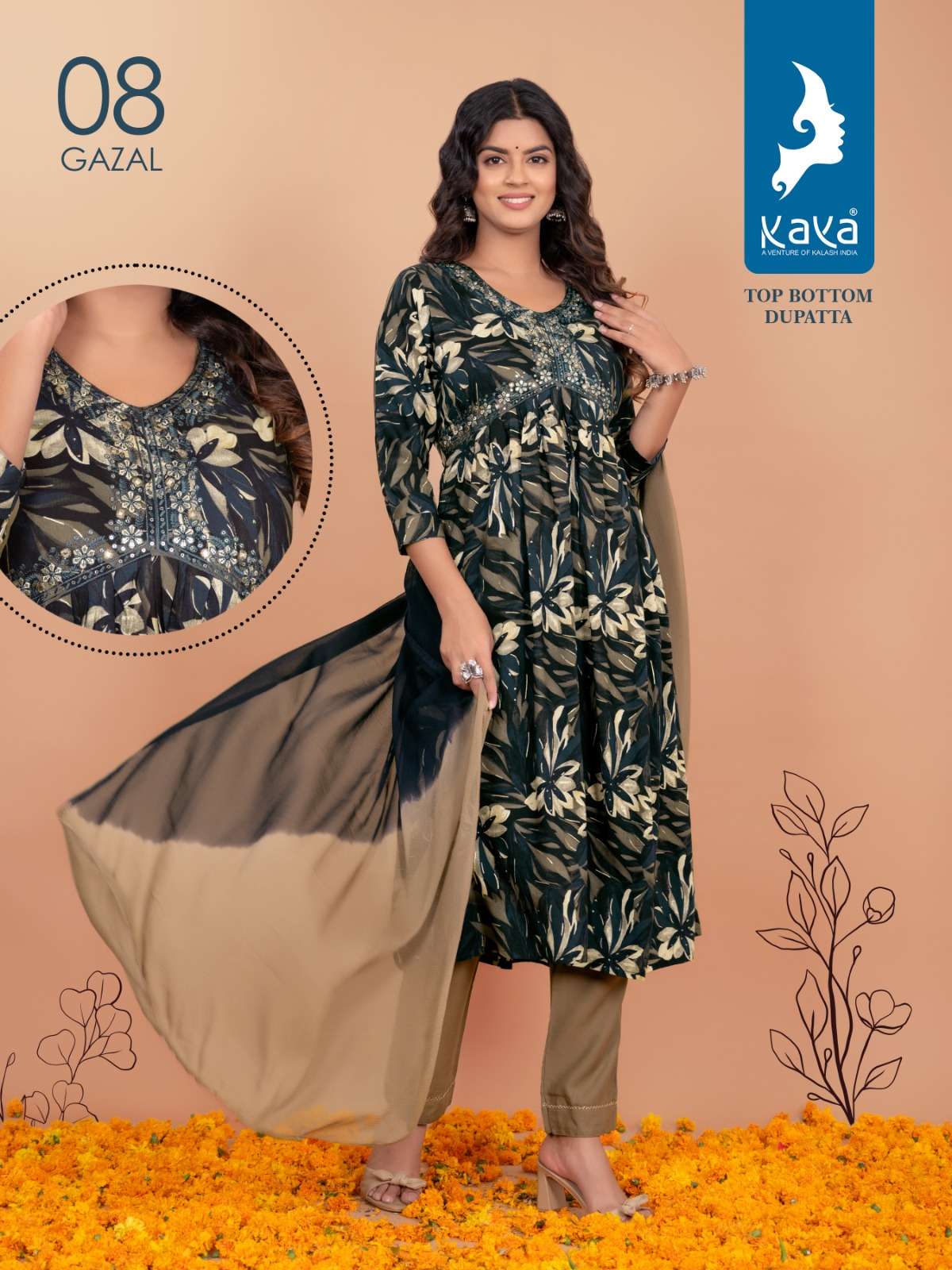 KAYA GAZAL ALAYA Kurti Wholesale catalog