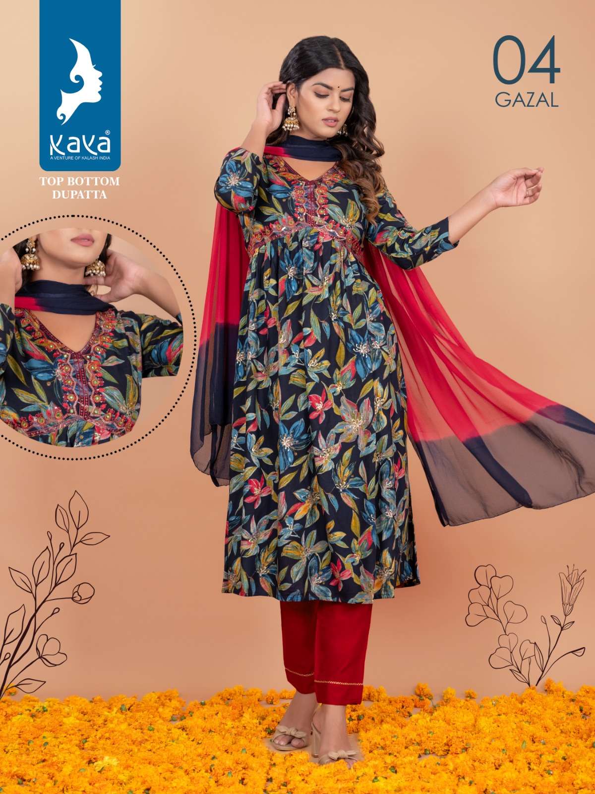 KAYA GAZAL ALAYA Kurti Wholesale catalog