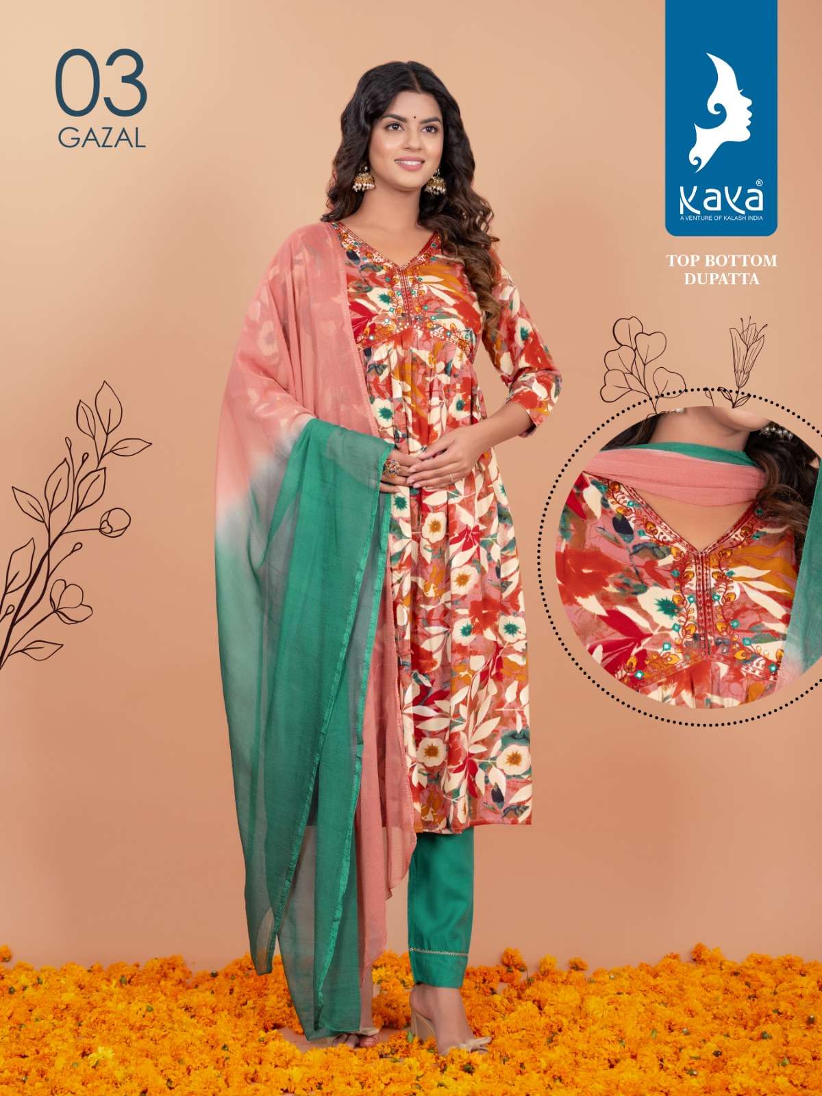 KAYA GAZAL ALAYA Kurti Wholesale catalog