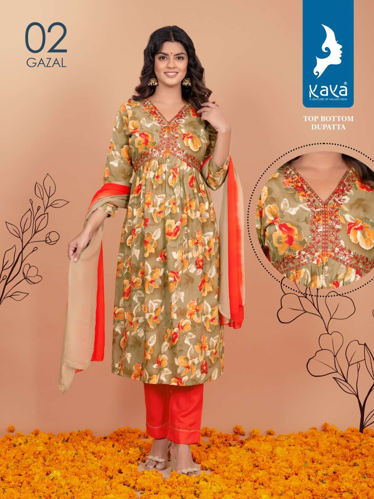 KAYA GAZAL ALAYA Kurti Wholesale catalog