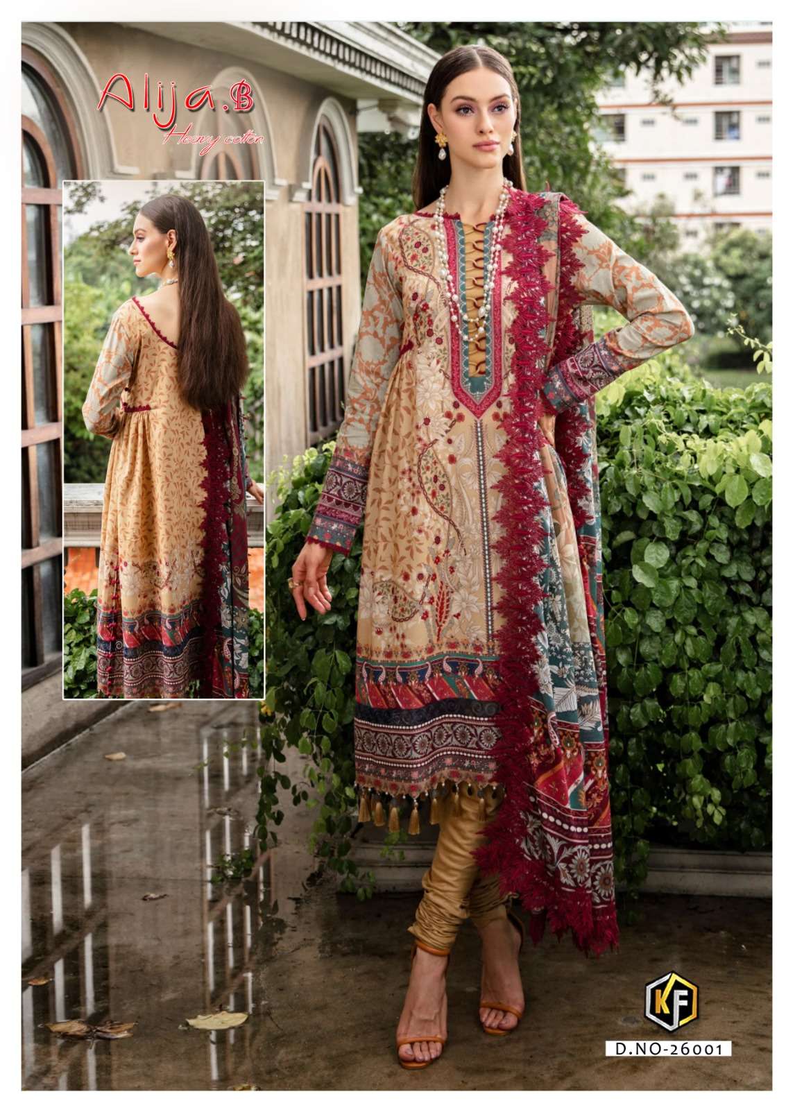 Keval Alija B Vol 26 Karachi Cotton Dress Material Wholesale catalog