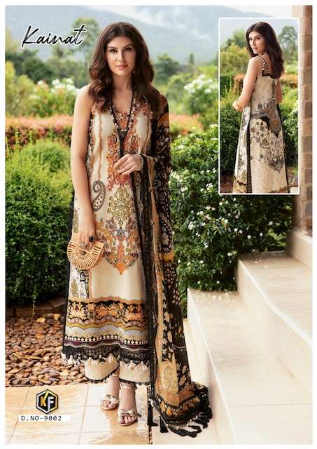 Keval Kainat Vol 9 Luxury Lawn Cotton Printed Karachi Dress Material Wholesale catalog