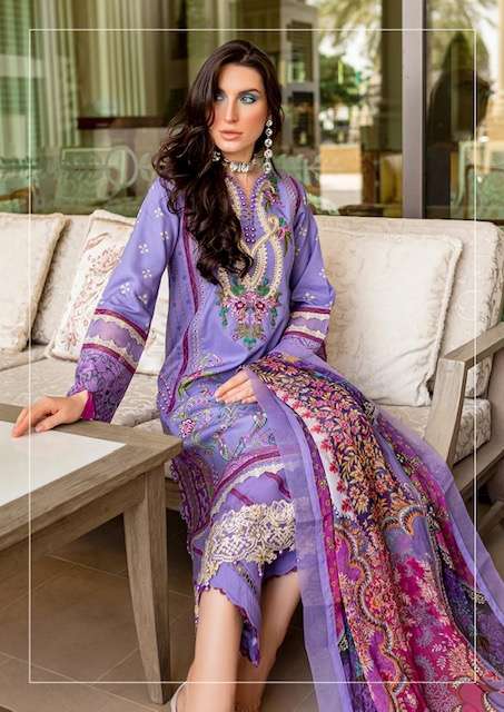 Velvet Karachi Work Salwar Kameez and Velvet Karachi Work Salwar Suit  Online Shopping