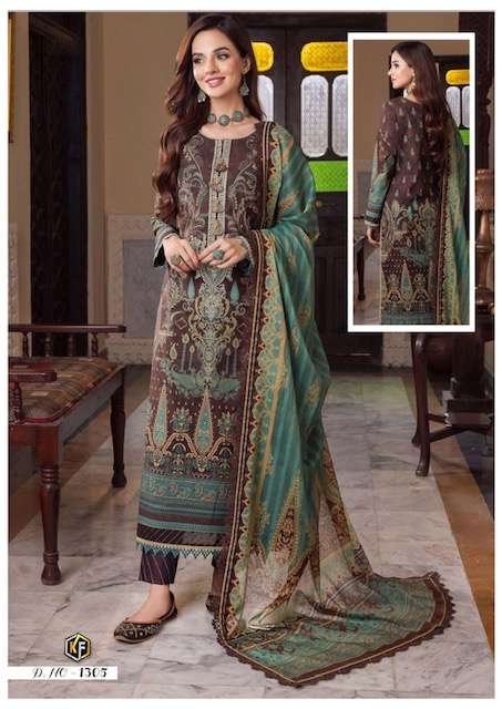 Keval Rangrez Vol 3 Karachi Cotton Dress Material Wholesale catalog