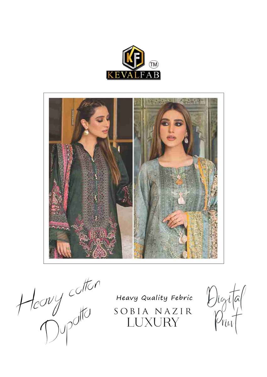 Keval Sobia Nazir Vol-11 – Dress Material -Wholesale Catalog