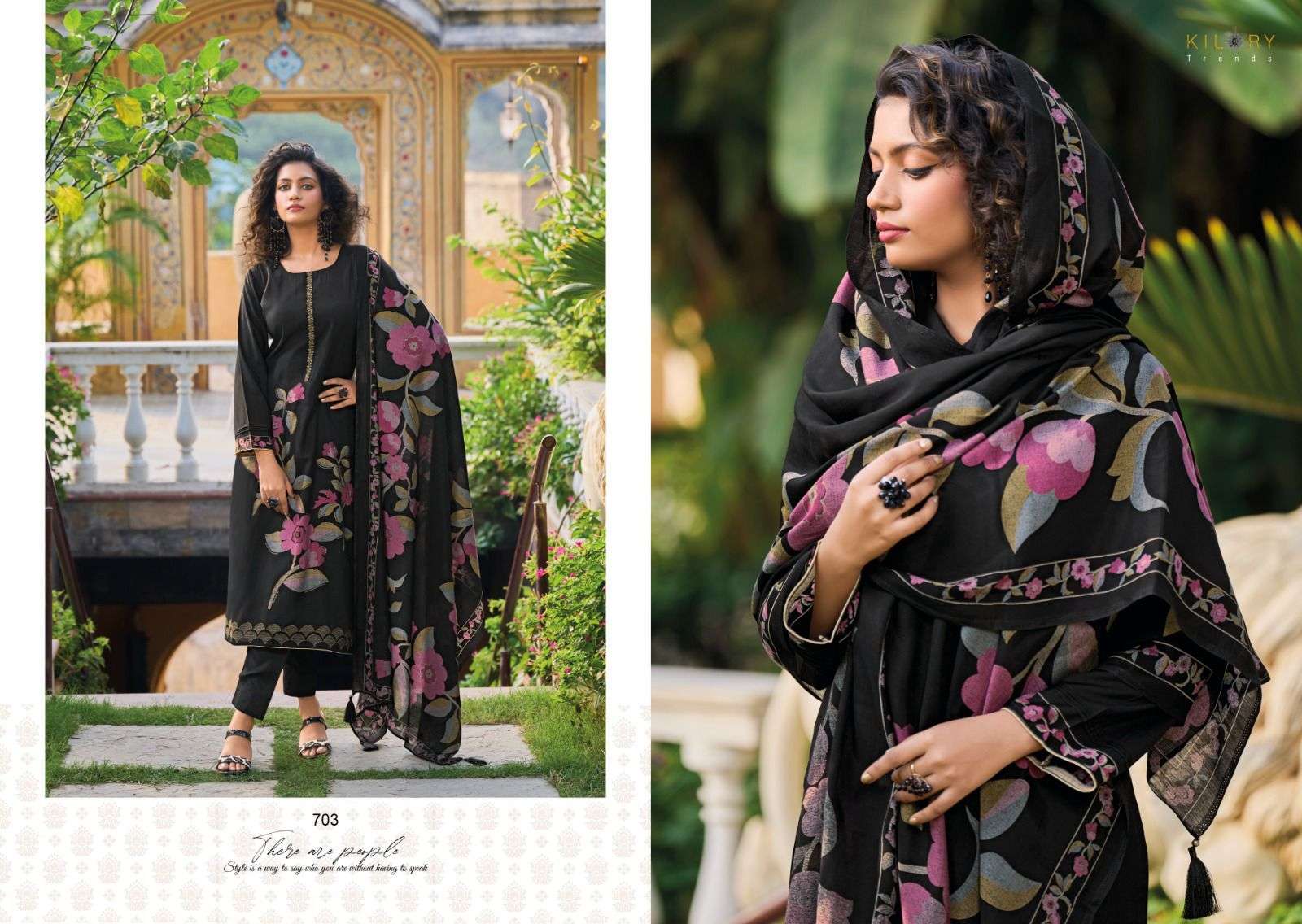 Kilory Zarina Vol 2 Digital Printed Dress Material Wholesale catalog