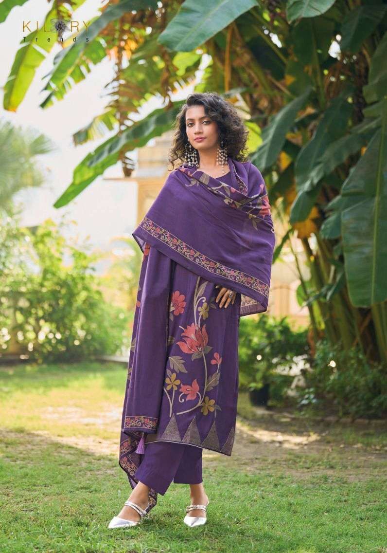 Kilory Zarina Vol 2 Digital Printed Dress Material Wholesale catalog