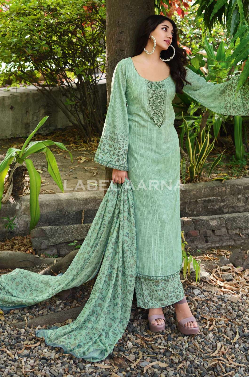 LA Digital Cotton Slub Dress Material wholesale catalog