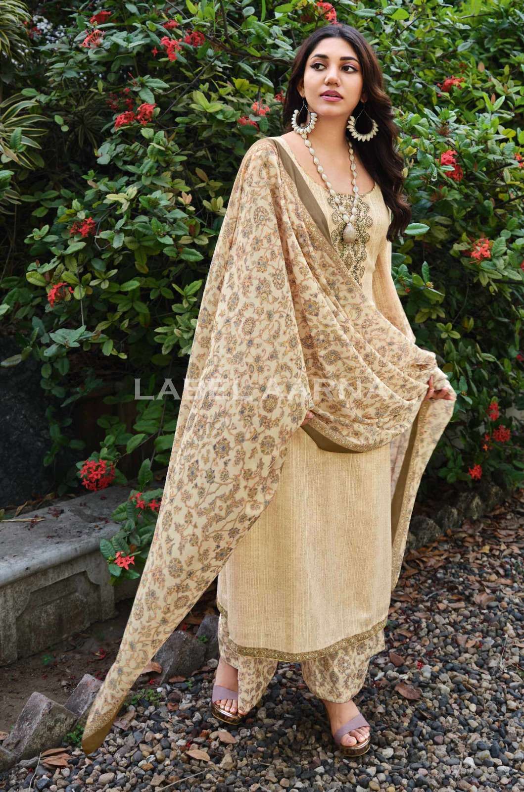 LA Digital Cotton Slub Dress Material wholesale catalog
