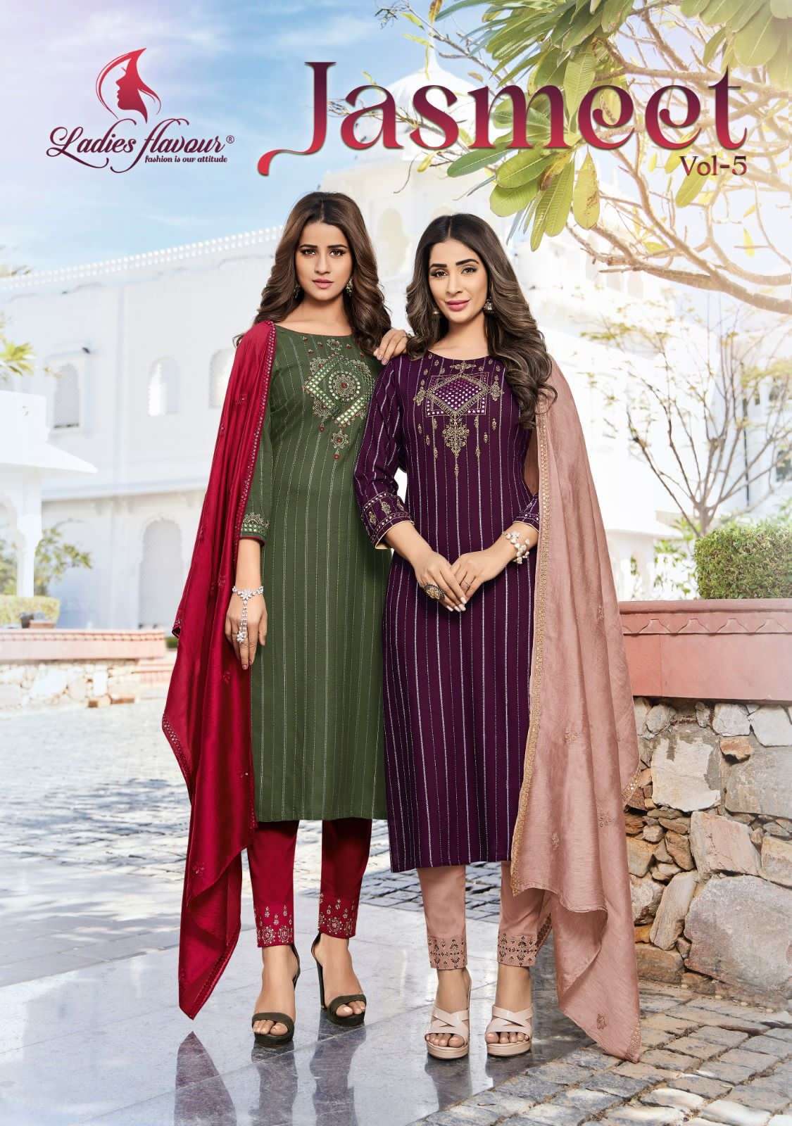 Ladies Flavour Jasmeet Vol 4 Kurti Wholesale catalog