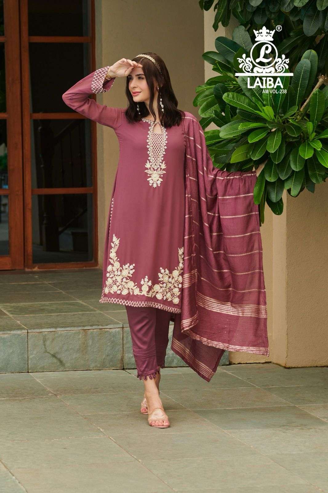 Laiba Am Vol 238 Pure Georgette Designer Pakistani Suits Wholesale catalog
