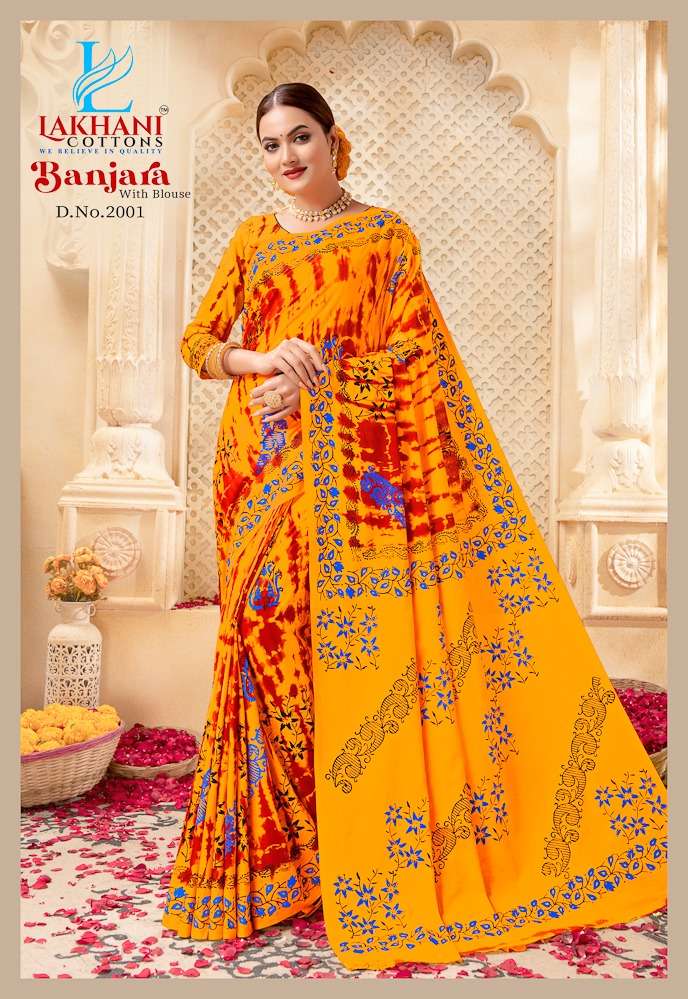 Lakhani Banjara Vol-2 -Cotton Saree -Wholesale Catalog