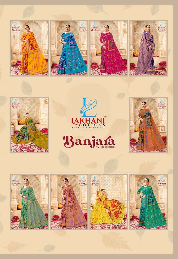 Lakhani Banjara Vol-2 -Cotton Saree -Wholesale Catalog