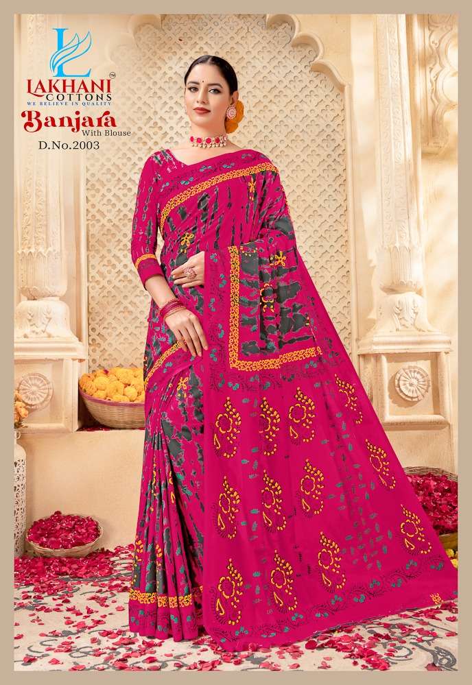 Lakhani Banjara Vol-2 -Cotton Saree -Wholesale Catalog