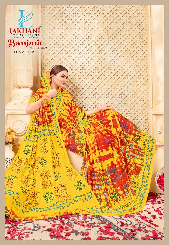 Lakhani Banjara Vol-2 -Cotton Saree -Wholesale Catalog