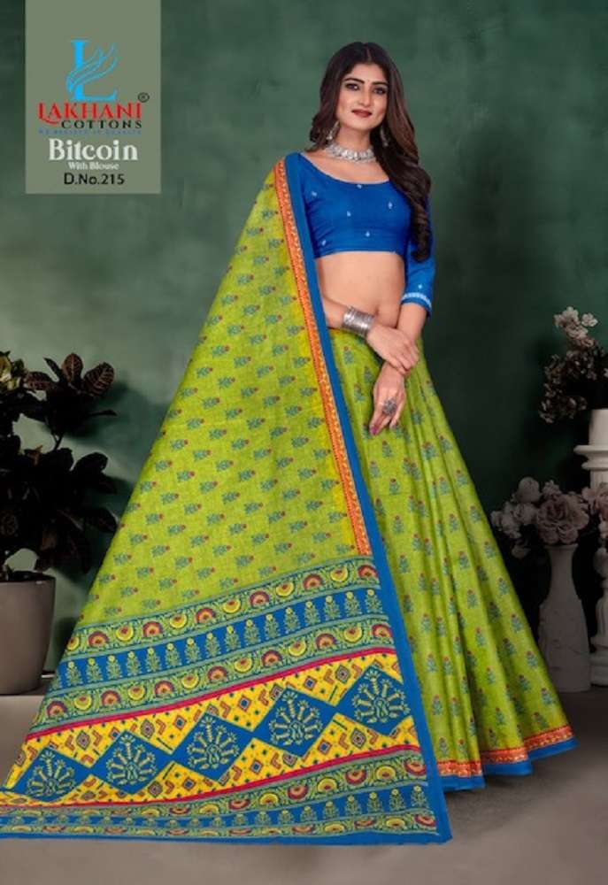 Lakhani Bitcoin -Cotton Saree -Wholesale Catalog