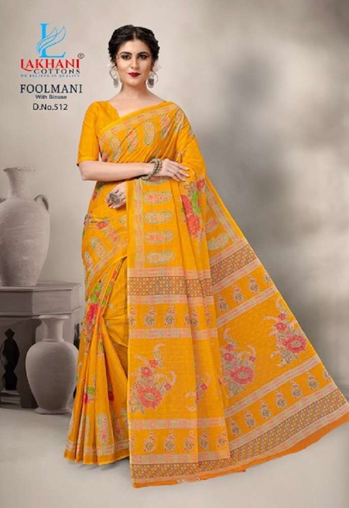 Lakhani Foolmani -Cotton Saree -Wholesale Catalog