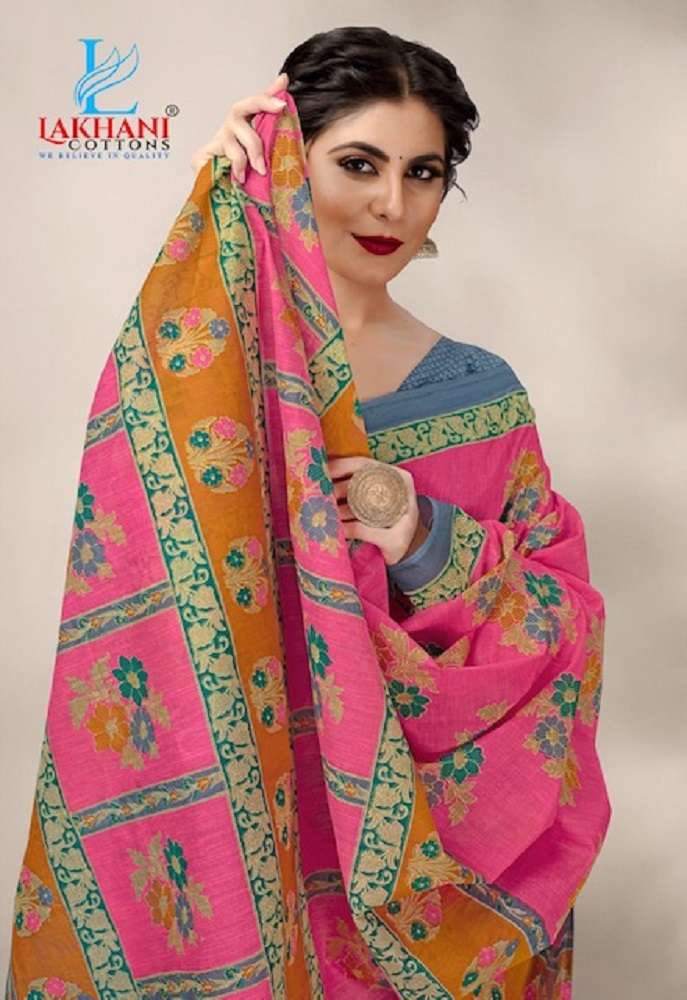 Lakhani Foolmani -Cotton Saree -Wholesale Catalog