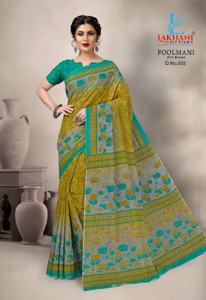 Lakhani Foolmani -Cotton Saree -Wholesale Catalog