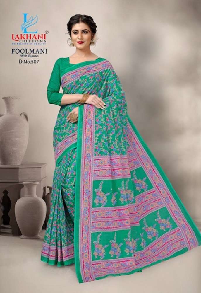 Lakhani Foolmani -Cotton Saree -Wholesale Catalog