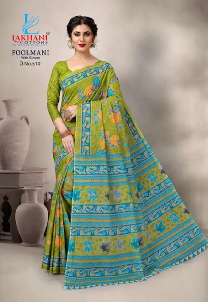 Lakhani Foolmani -Cotton Saree -Wholesale Catalog