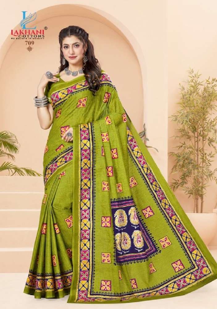 Lakhani Jasmine Vol-7 -Cotton Saree -Wholesale Catalog
