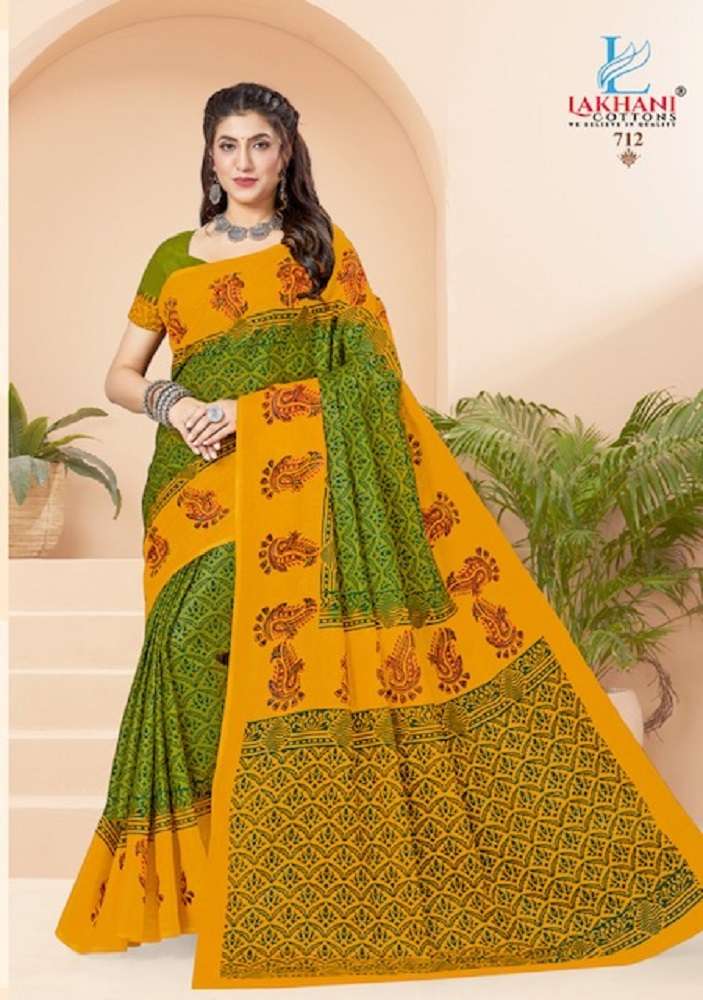 Lakhani Jasmine Vol-7 -Cotton Saree -Wholesale Catalog