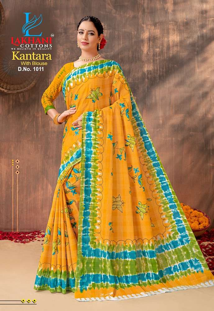 Lakhani Kantara -Cotton Saree -Wholesale Catalog