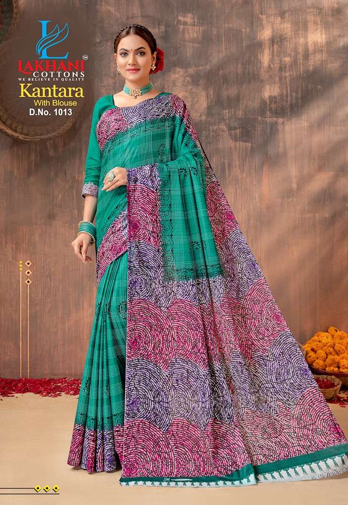 Lakhani Kantara -Cotton Saree -Wholesale Catalog