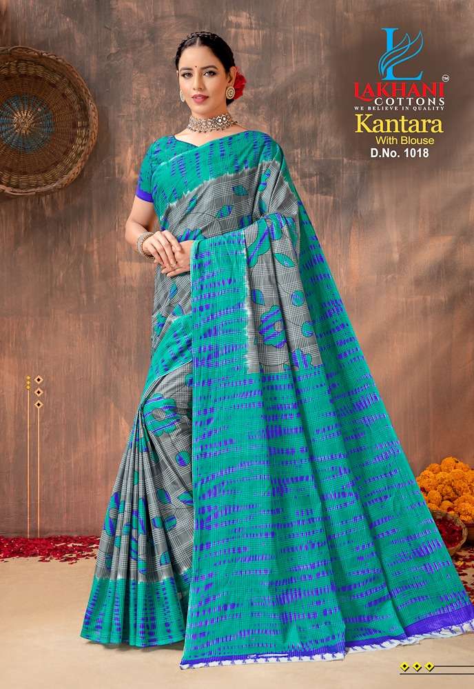 Lakhani Kantara -Cotton Saree -Wholesale Catalog