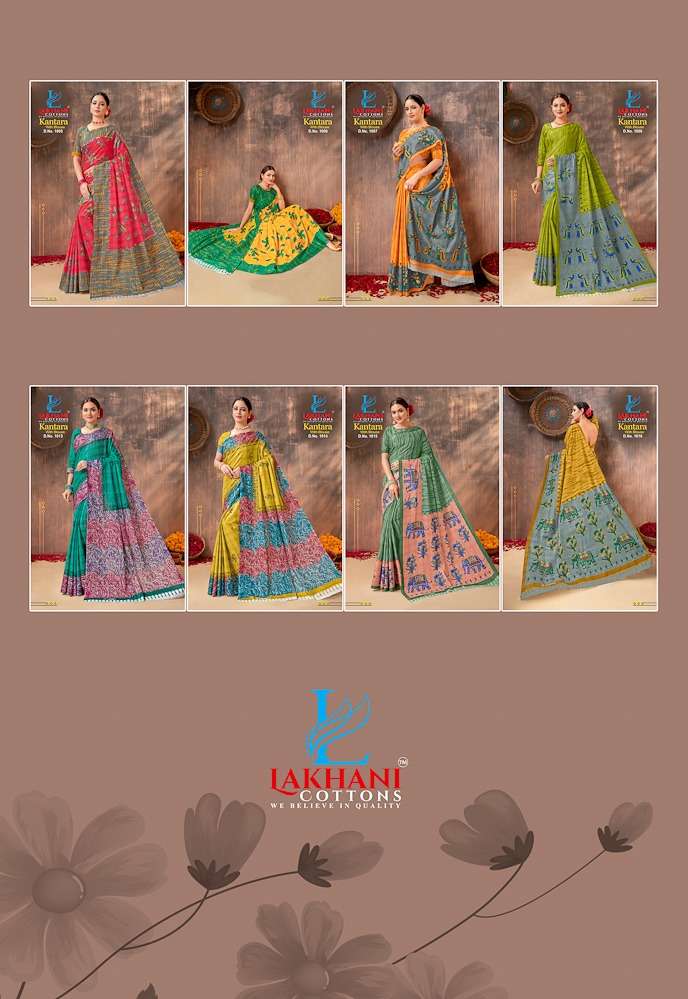 Lakhani Kantara -Cotton Saree -Wholesale Catalog