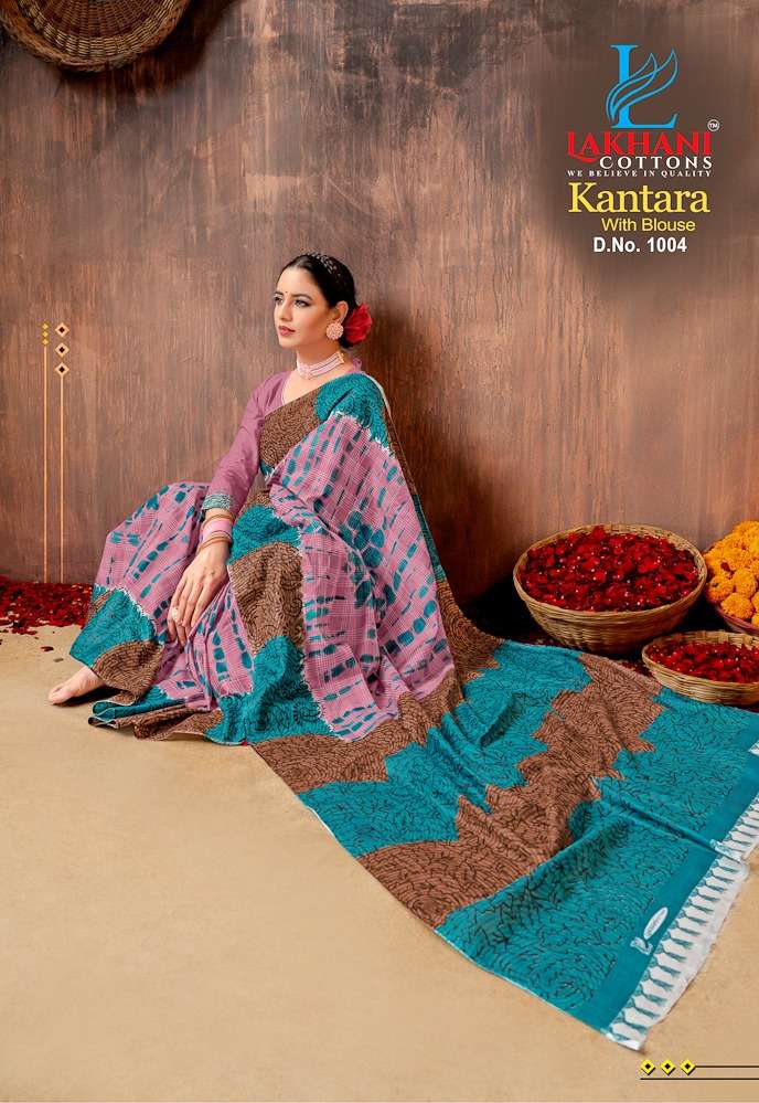 Lakhani Kantara -Cotton Saree -Wholesale Catalog