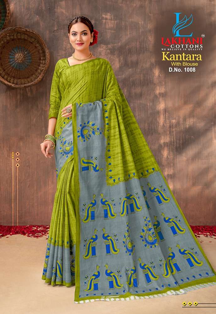 Lakhani Kantara -Cotton Saree -Wholesale Catalog